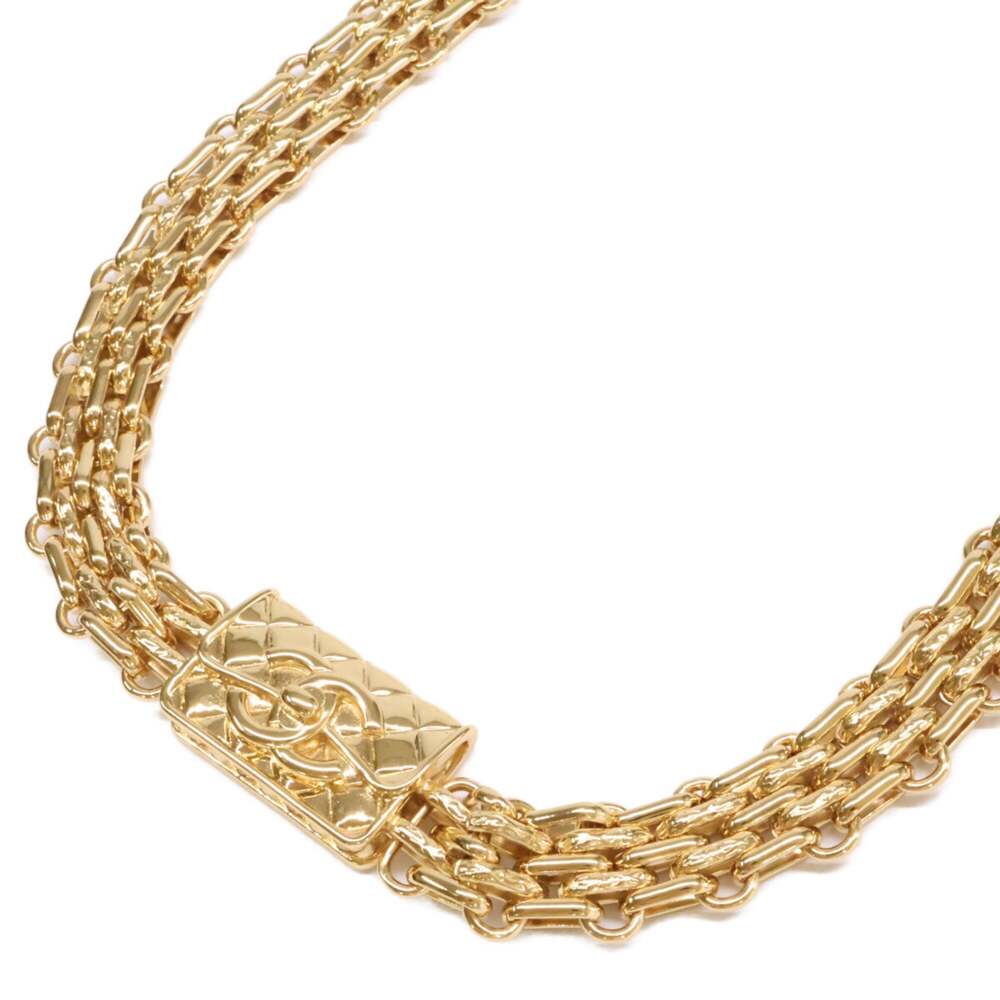 Chanel Cc Logo Chain Pendant Necklace #347091C11B